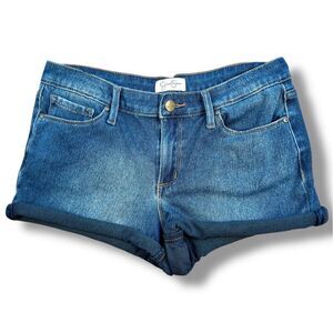 Jessica Simpson Forever Roll-Cuff Denim Shorts Sz 29